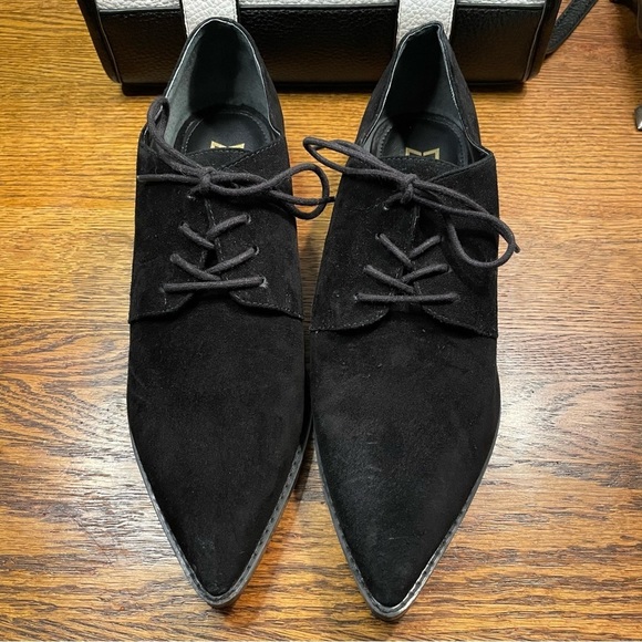 Marc Fischer black suede pointed shoes - Picture 3 of 6